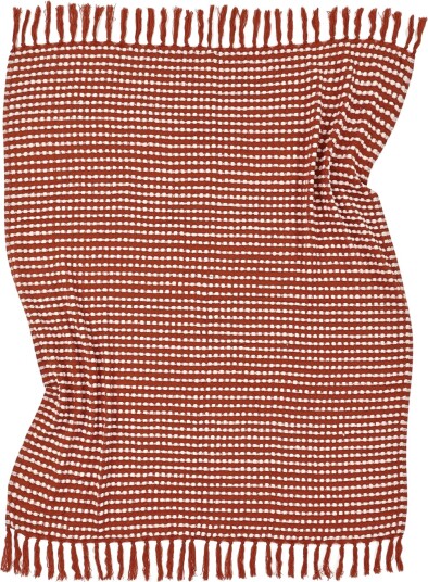 Pledd Quebec Blanket rød Størrelse: 130 x 170 cm Pledd Quebec Blanket rød Størrelse: 130 x 170 cm