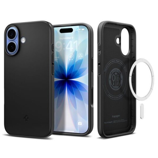 Spigen Thin Fit MagSafe Deksel til iPhone 17 – Svart