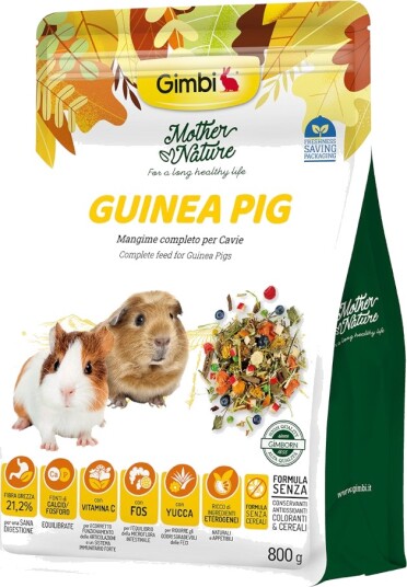 Gimbi Mother Nature Guinea Pig 800g