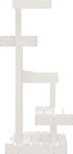 Vidaxl Kattetre Hvit 45.5X49X103 cm Heltre Furu Vidaxl Kattetre Hvit 45.5X49X103 cm Heltre Furu
