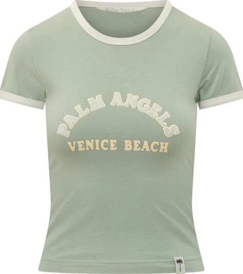 Palm Angels Dame Topper Grønn M,