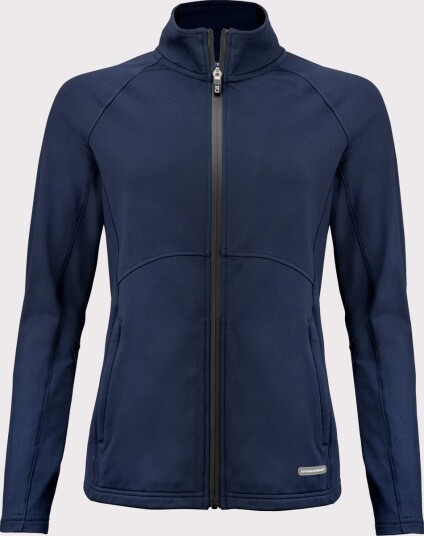 Cutter & Buck Adapt Full Zip Jacket Blå Golfgenser dame Navy (580) Small