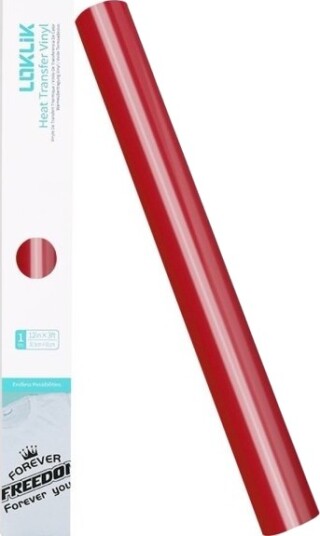 Loklik Plotterfolie Basic – Rød – 30,5 X 180 Cm Sg Htv 1012 Us L B2b