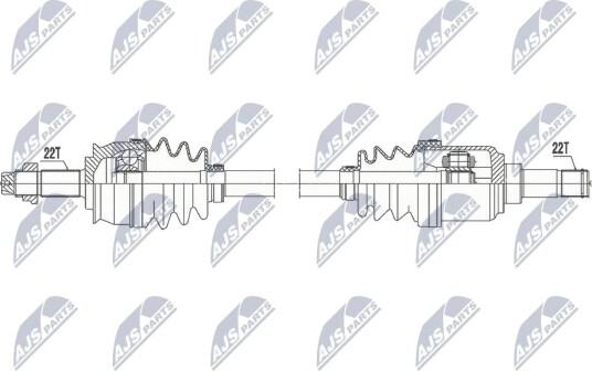 Nty Drivaksel NTY NPW FT 060