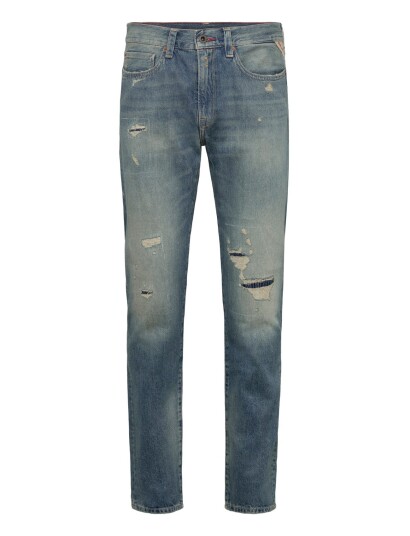 Replay Neaal Trousers Slim Royal Eagle Blue 32 x 34 Replay Neaal Trousers Slim Royal Eagle Blue 32 x 34