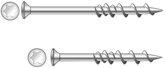 Dewalt DFM424015P Skrue WallDog, 100-pakning, FZB PH2, 6,5 x 32 mm, forsenket, Innfesting