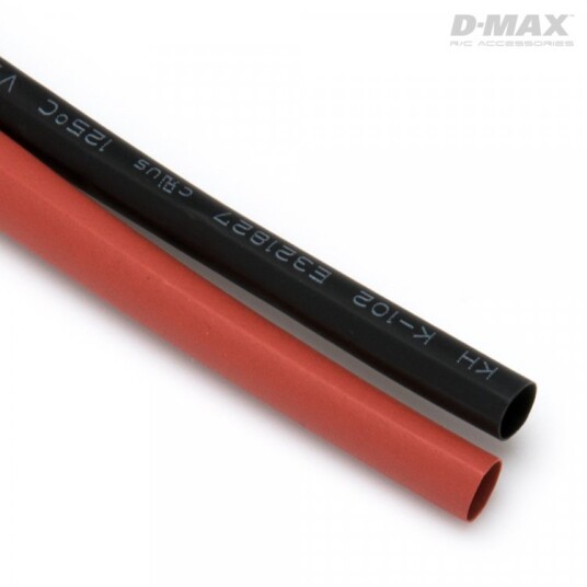 DynoMAX B9204 Heat Shrink Tube Red & Black D5/W7.5mm x 1m