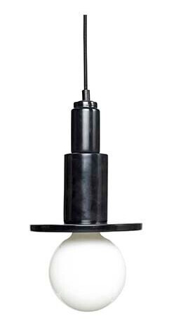 Hübsch Sculpture Pendel Black Lampemesteren