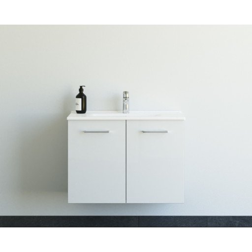 Dansani Mido+ møbelpakke, 81x36,5 cm, hvit høyglans