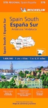 Andalucia - Michelin Regional Map 578 Andalucia - Michelin Regional Map 578