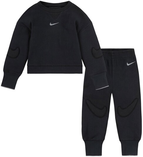 Nike Sett Genser/Bukser Svart m. Bruksområder Nike 9 md Genser