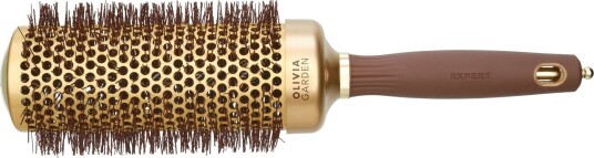 Olivia Garden Expert Blowout Speed Wavy Bristles Gold & Brown 55 mm