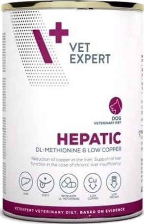 Vetexpert Veterinary Vet Expert Diet Hepatic Dog Våtfôr Til Hund 400 G