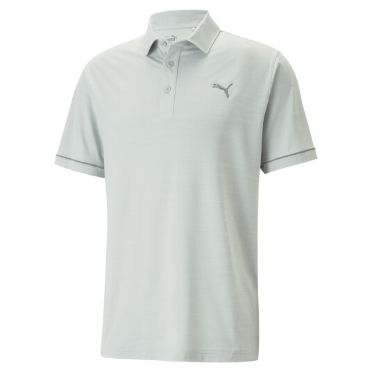 Puma Cloudspun Haystack Polo, poloskjorte golf herre XL High Rise Heather-qu