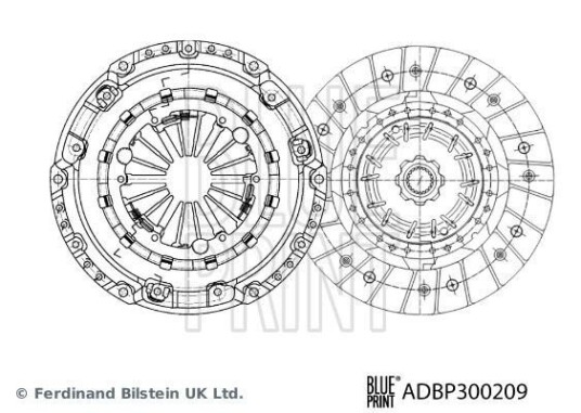 Clutchsett BLUE PRINT ADBP300209