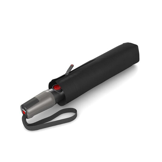 Knirps T.400 Ekstra stor paraply med automatisk åpning og lukking Svart