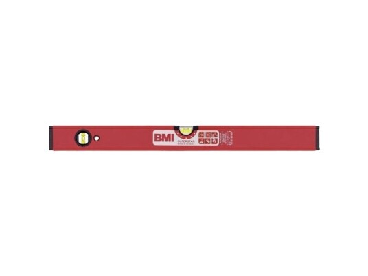 Alu-Vaterpass Bmi Superstar 60 Cm / 0,5 Mm/M Rød Ral3020 Alu-Vaterpass Bmi Superstar 60 Cm / 0,5 Mm/M Rød Ral3020
