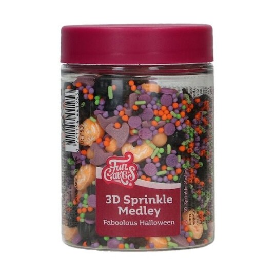 Funcakes 3d Strøsselblanding Faboolous Halloween 70g
