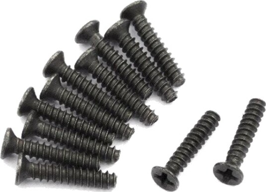 Blackzon BZN540056 Selvskjærende Skrue til RC Bil 2,3x12 mm