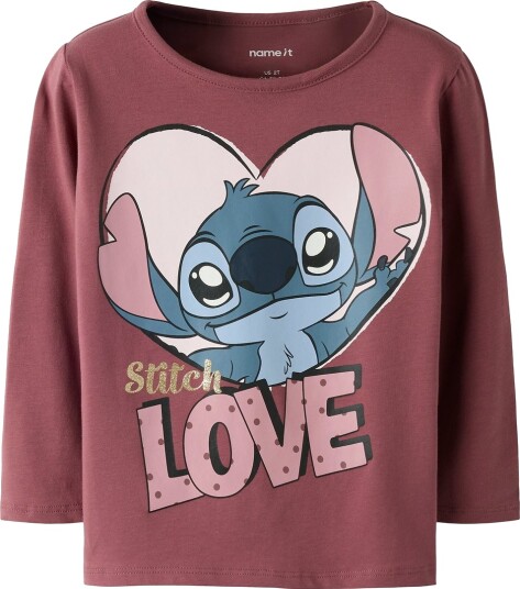 Name It Genser NmfAnina Stitch Wild Ginger Name It 2 år (92) Genser Bordeaux Rosa