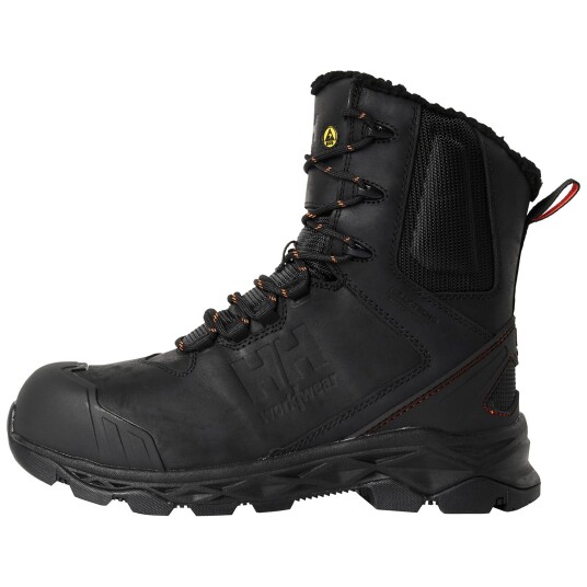 HH Workwear Workwear Helly Hansen Oxford Fôrete Høye Vintervernestøvler Med Tåvernhette I Kompositt Svart 43