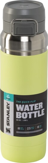 Stanley Quick Flip Termoflaske 1,06L - Gul/Grå