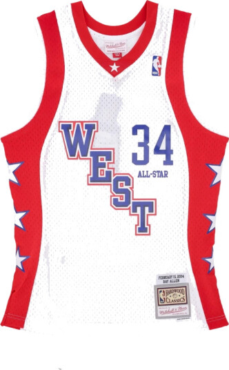 Mitchell & Ness Herre Sport Hvit XL,