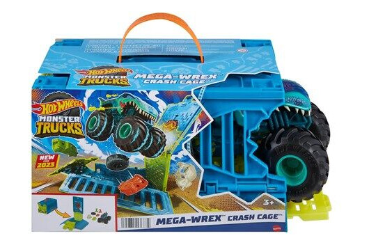 Hot Wheels Monster Trucks 1:24 MEGA-Wrex Oversized Crash Cage
