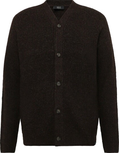 Clean Cut Copenhagen Ludvig Cardigan   DARK BROWN MELANGE   M