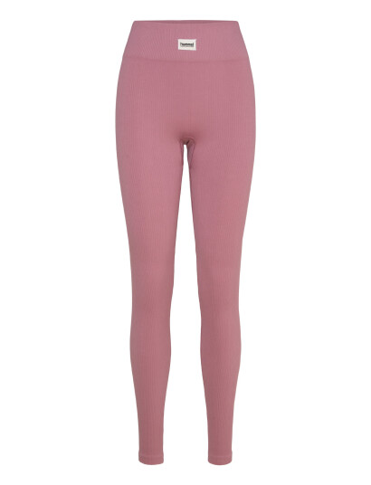 Hummel Hmlpulse Seamless Rib Mw Tights - Pink - M