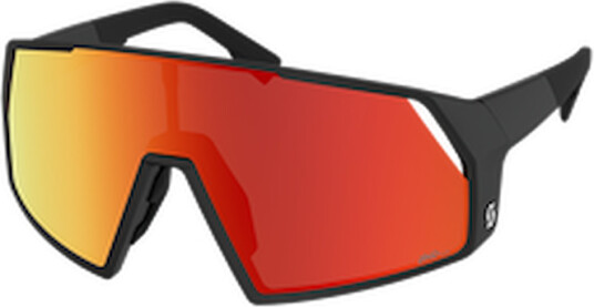 SCOTT Pro Shield sykkelbriller Sort/AMP Red Chrome