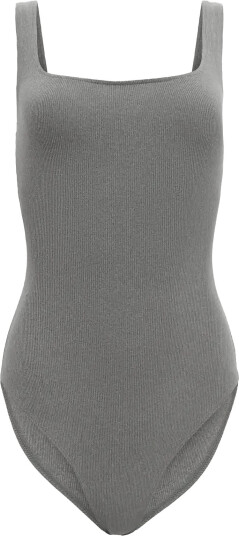 Girlfriend Collective | Square Neck Bodysuit Thong | XXXL