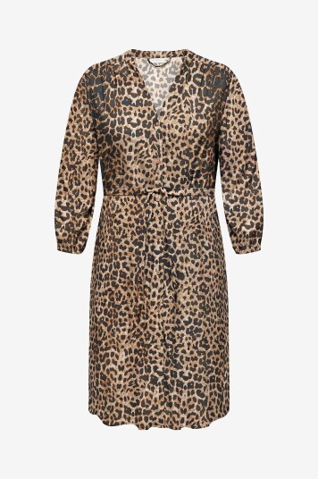 Only Carmakoma - Kjole carNewdenizia 3/4 Blk Shirtdress WV - Svart