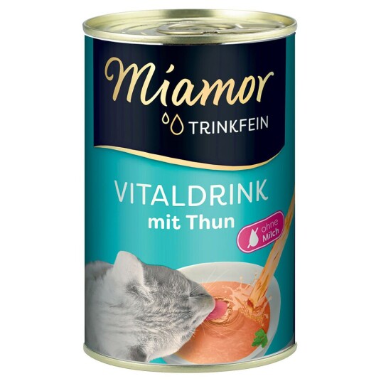 Miamor Trinkfein Vitaldrikk 6 X 135 ml Tunfisk