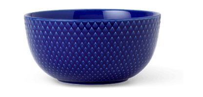 Lyngby Porcelæn Rhombe skål Ø 13 cm Mørkeblå Lyngby Porcelæn Rhombe skål Ø 13 cm Mørkeblå