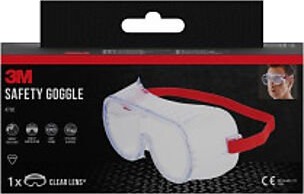 3M Heldekkende Vernebrille Classic 4700 Klare Tonede Linser Med Slagfast Polykarbonat Direkte Ventilasjon 1 Stk 4700 1