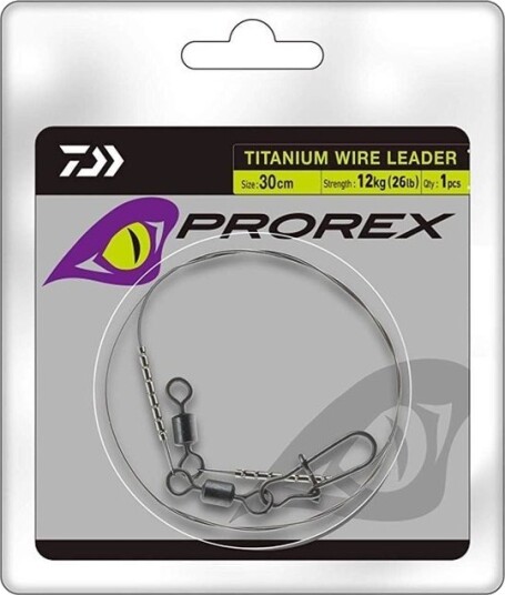 Daiwa PX Titan WireLeader 30cm 22kg/50lb
