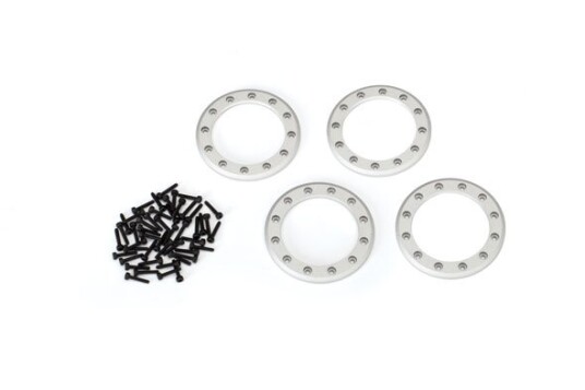 Traxxas 8169 Beadlock Rings 1.9" Alu Satin 4 Traxxas 8169 Beadlock Rings 1.9" Alu Satin 4