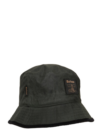Barbour Barbour Field Wax Bucket Hat - Green - XL