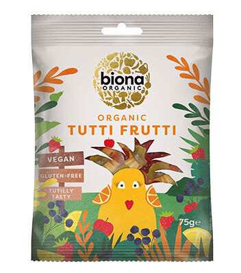 Biona Vingummi Tutti Frutti Ø - 75 g Biona Vingummi Tutti Frutti Ø - 75 g