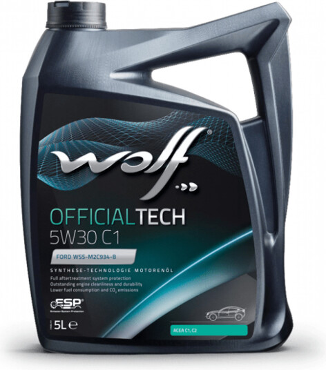 Motorolje WOLF OFFICIALTECH 5W30 C1 5L