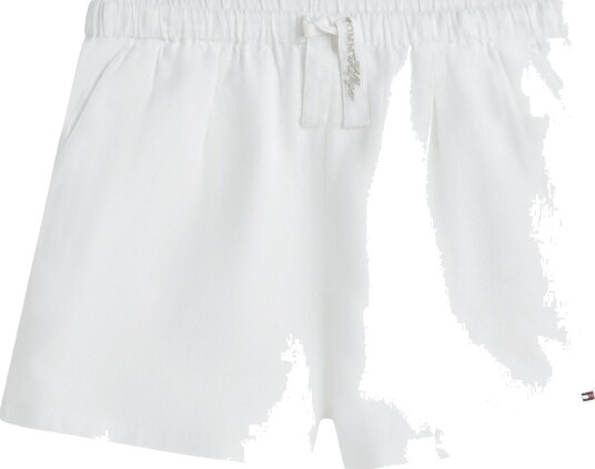 Tommy Hilfiger Pull On Linen Short   White   176