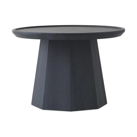 Normann Copenhagen Pine table large sidebord Ø 65 cm H: 44,5 cm Dark blue