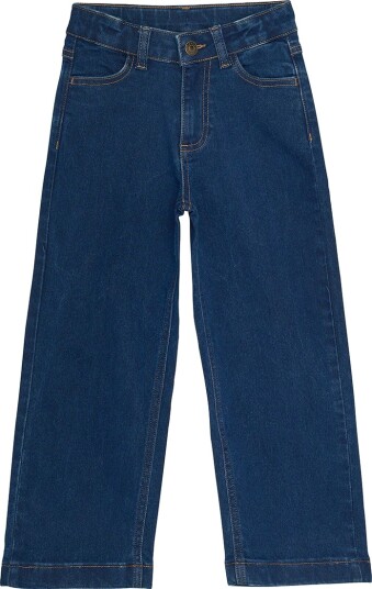 Minymo Wide Loose Fit Jeans Barn 122 Blå