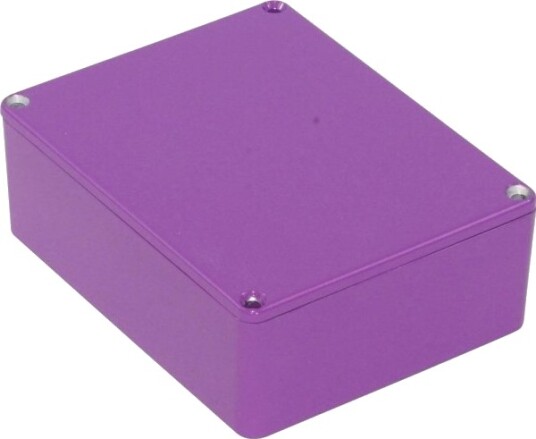 Hammond 1590BBSPR Universalkabinett 120×94×42 mm Aluminium Lilla Kabinett