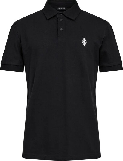 HAN Kjøbenhavn Diamond Polo Shirt BLACK XL HAN Kjøbenhavn Diamond Polo Shirt BLACK XL