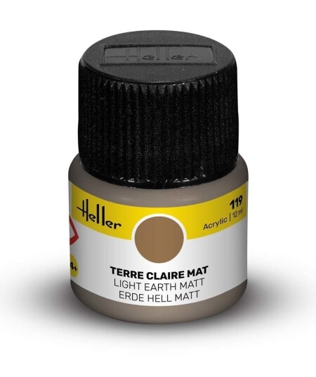 Heller Akryl No 119 Light Earth - Matt 12ml