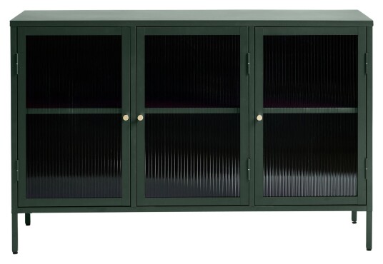 Håum Unique Furnitures Bronco Skjenk, Grønn/Herdet glass Unoliving 1693182-01-0 1693139-03-0