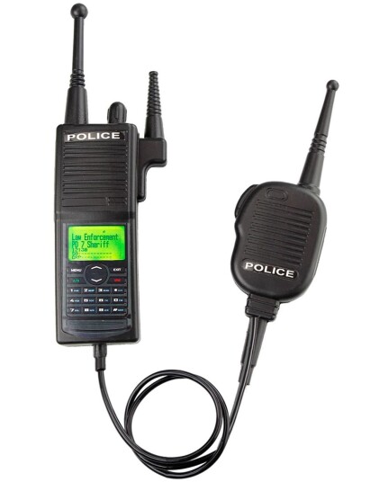 Politi Radio/Walkie Talkie Kostymetilbehør Politi Radio/Walkie Talkie Kostymetilbehør