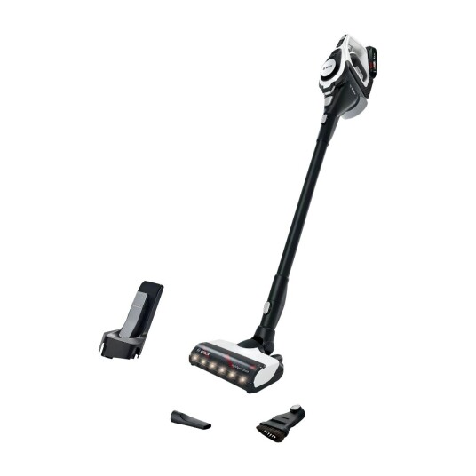 Bosch Series 8 Unlimited Gen2 BBS8213W - Støvsuger - pinne/håndholdt (2-i-1) - uten pose - uten kabel - hvit - 1 batteri, inkludert lader Bosch Series 8 Unlimited Gen2 BBS8213W - Støvsuger - pinne/håndholdt (2-i-1) - uten pose - uten kabel - hvit - 1 batteri, inkludert lader